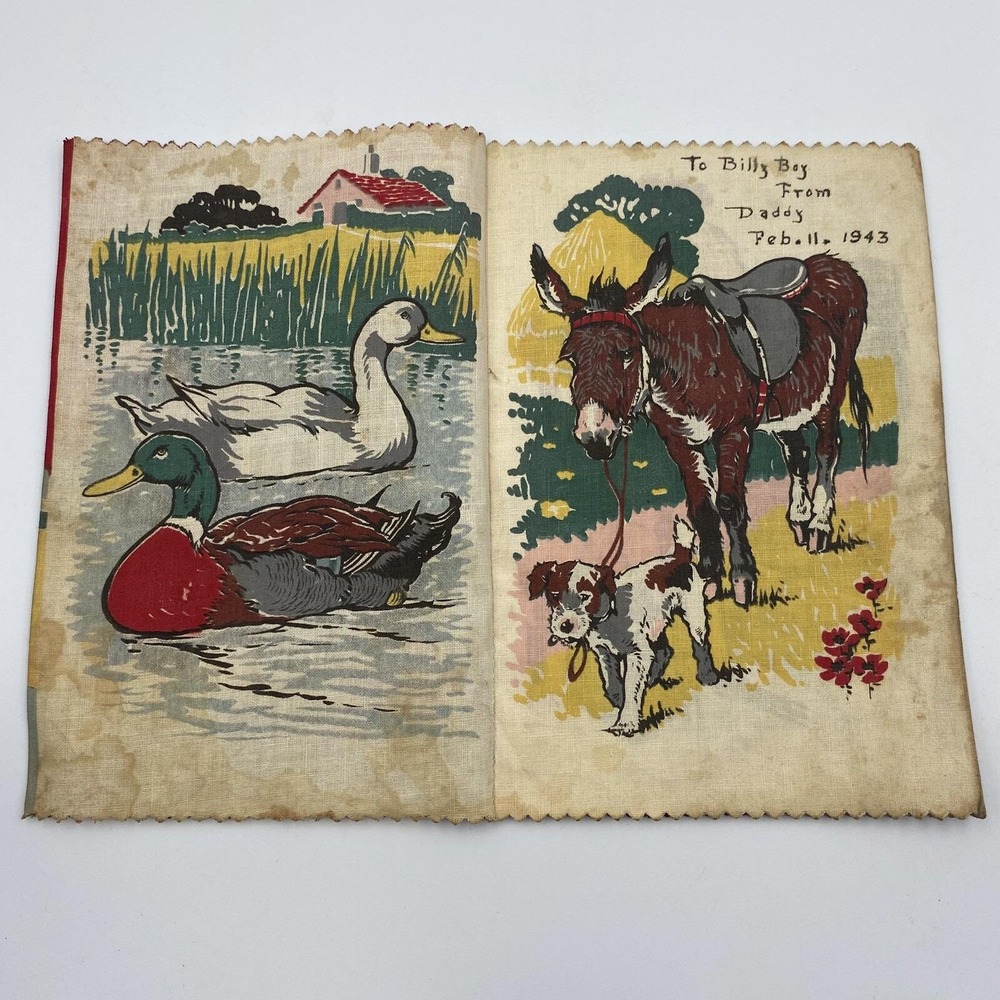 RARE Antique Vintage Anonymous Hallo Neddy! Dean's Rag Book no. 312 London 1940s - Picture 2 of 5